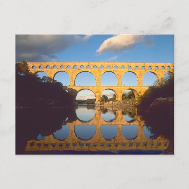 Pont du Gard, Gardon River, Gard, Languedoc, Postcard (Front)