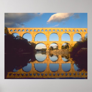 Pont du Gard, Gardon River, Gard, Languedoc, Poster