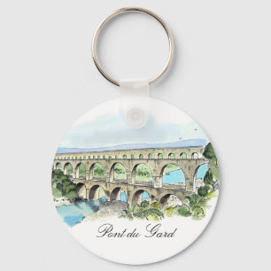 Pont Du Gard key chain