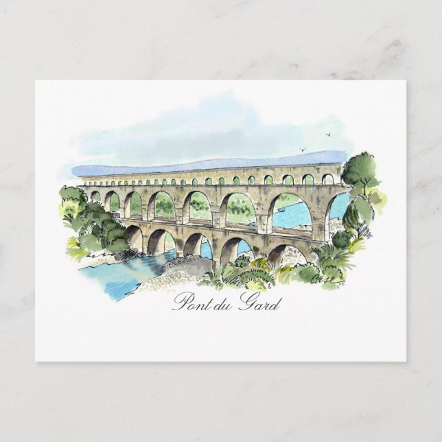 Pont Du Gard post card (Front)