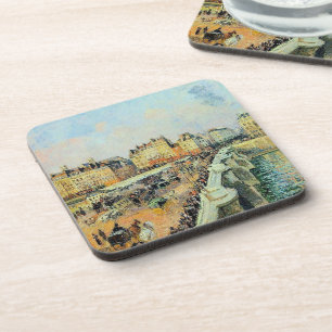 Pont Neuf, Afternoon, Sunlight Camille Pissarro Coaster
