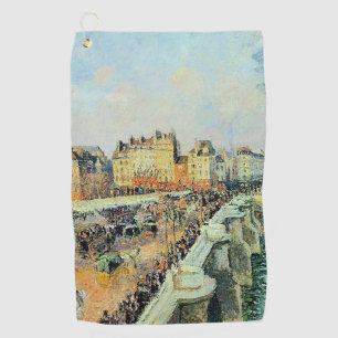 Pont Neuf, Afternoon, Sunlight Camille Pissarro Golf Towel