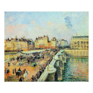 Pont Neuf, Afternoon, Sunlight Camille Pissarro Photo Print