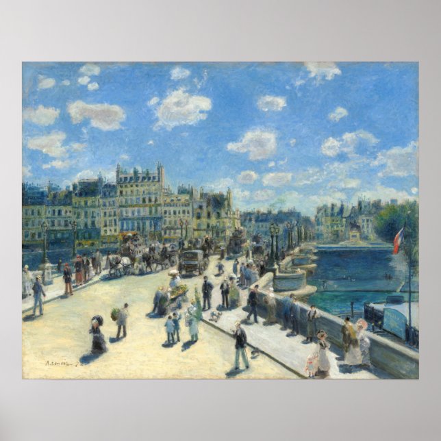 Pont Neuf, Paris - Auguste Renoir Fine Art Poster (Front)