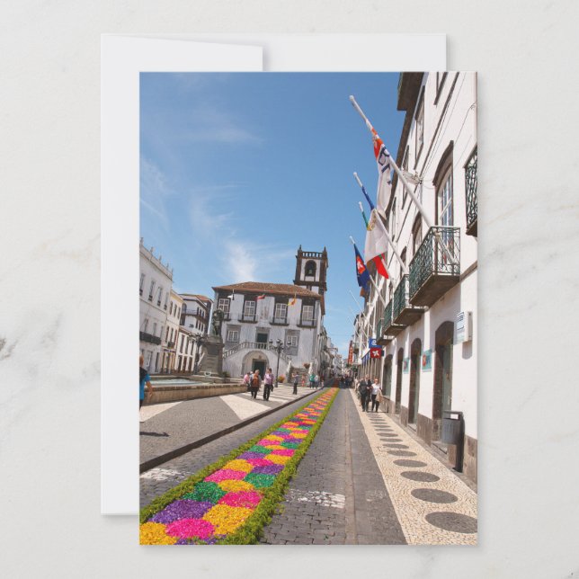 Ponta Delgada, Azores Invitation (Front)