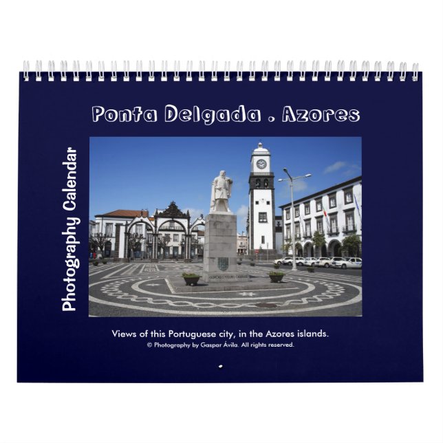 Ponta Delgada,  Azores - Photography Calendar (Cover)