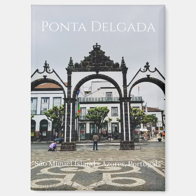 Ponta Delgada, Azores - São Miguel Island Portugal Magnet (Front)