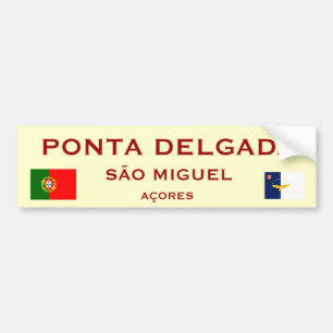 Ponta Delgada Bumper Sticker