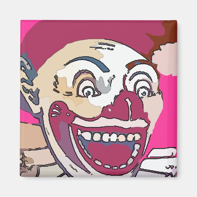 Pontchartrain Beach Clown Magnet (Front)