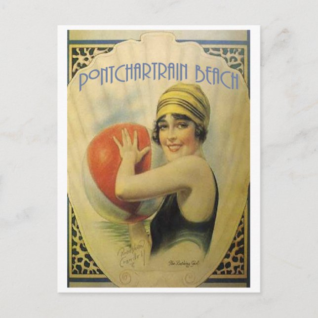 Pontchartrain Beach Poster Card (Front)
