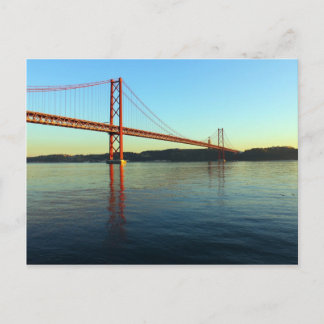 Ponte 25 de Abril, LIsboa, Portugal Postcard