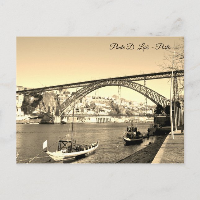 Ponte D. Luís - Porto  Postcard (Front)