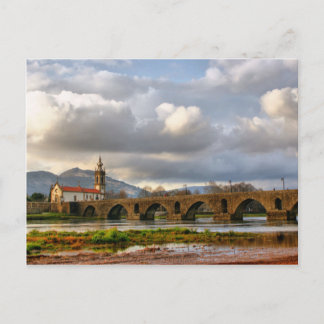 Ponte de Lima bridge Postcard