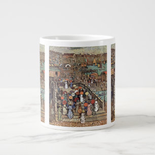 Ponte Della Paglia, Venice by Maurice Prendergast Large Coffee Mug