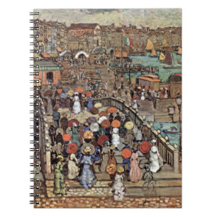 Ponte Della Paglia, Venice by Maurice Prendergast Notebook