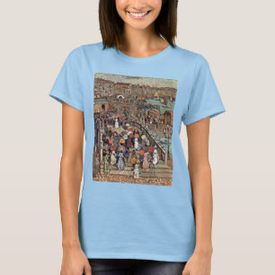 Ponte Della Paglia, Venice by Maurice Prendergast T-Shirt