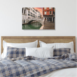 Ponte di Canonica Venice Italy Canvas Print