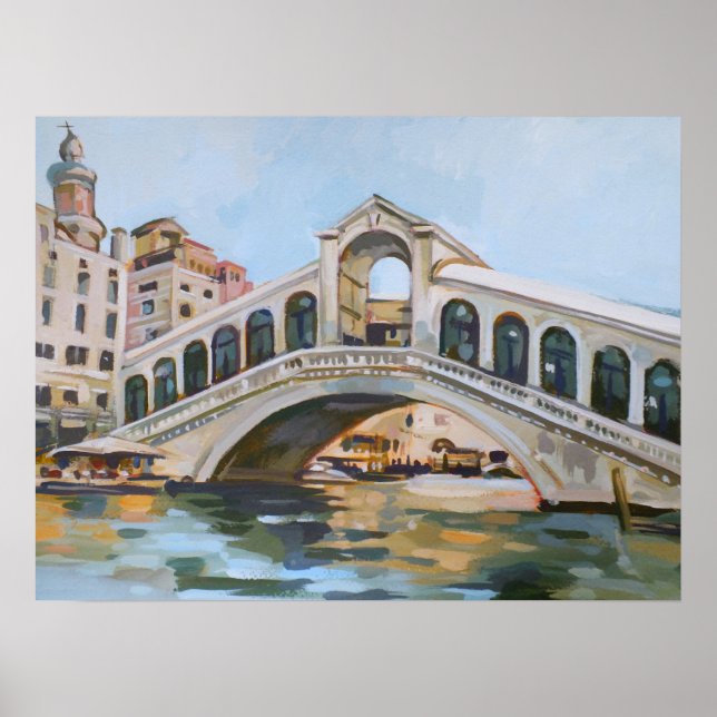 Ponte Rialto | Venice, Italy Poster (Front)