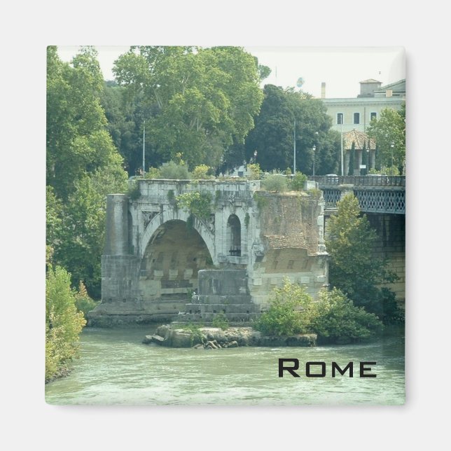 Ponte Rotto - Rome Magnet (Front)