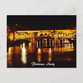 Ponte Vecchio bridge in Florence, Italy Postcard