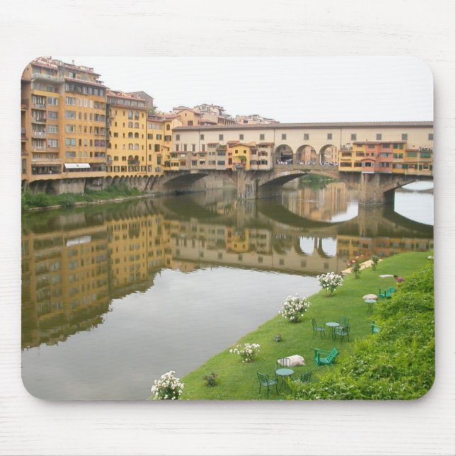 Ponte Vecchio Bridge Mouse Mat (Front)