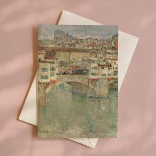 Ponte Vecchio   Childe Hassam Card