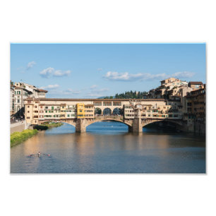 Ponte Vecchio old bridge - Florence, Italy Photo Print