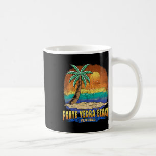 Ponte Vedra Beach Florida Vintage Distressed Souve Coffee Mug