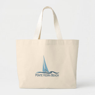 Ponte Vedra Beach. Large Tote Bag