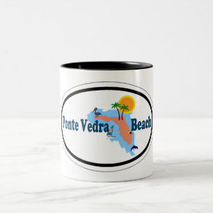 Ponte Vedra Beach. Two-Tone Coffee Mug