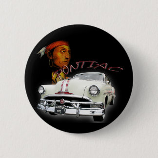 pontiac chieftain 1953 6 cm round badge