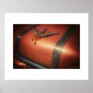 Pontiac Chieftain Hood Ornament Poster Print