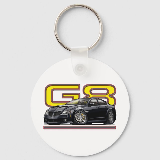 Pontiac_G8_black Key Ring (Front)