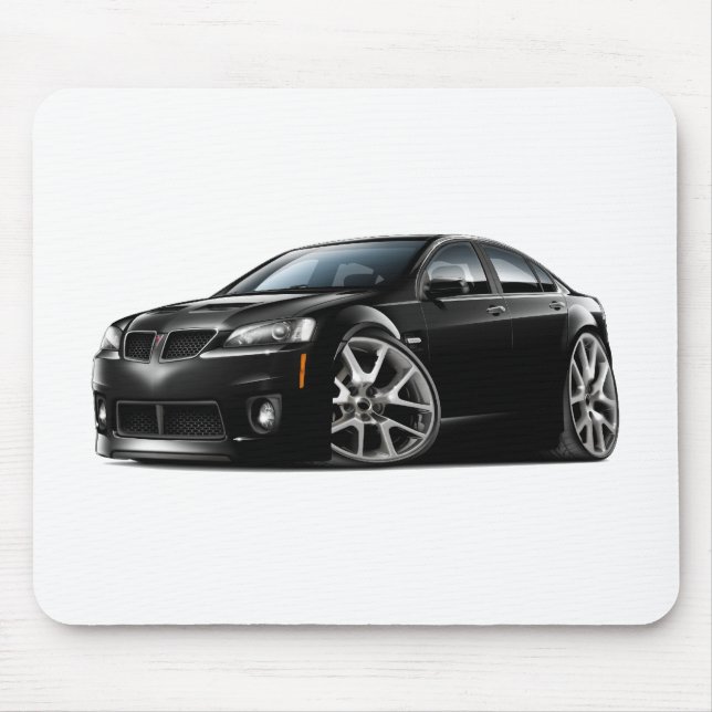 Pontiac G8 GXP Black Car Mouse Mat (Front)