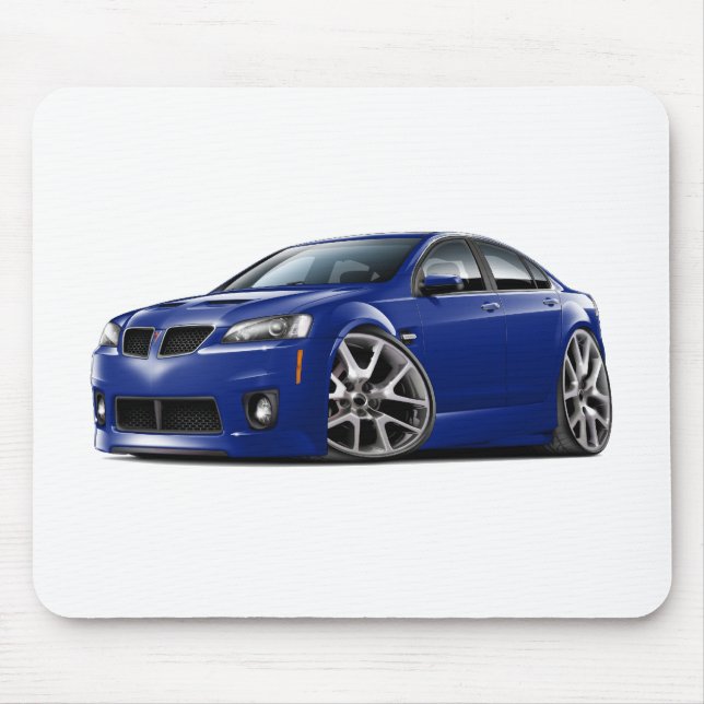 Pontiac G8 GXP Blue Car Mouse Mat (Front)