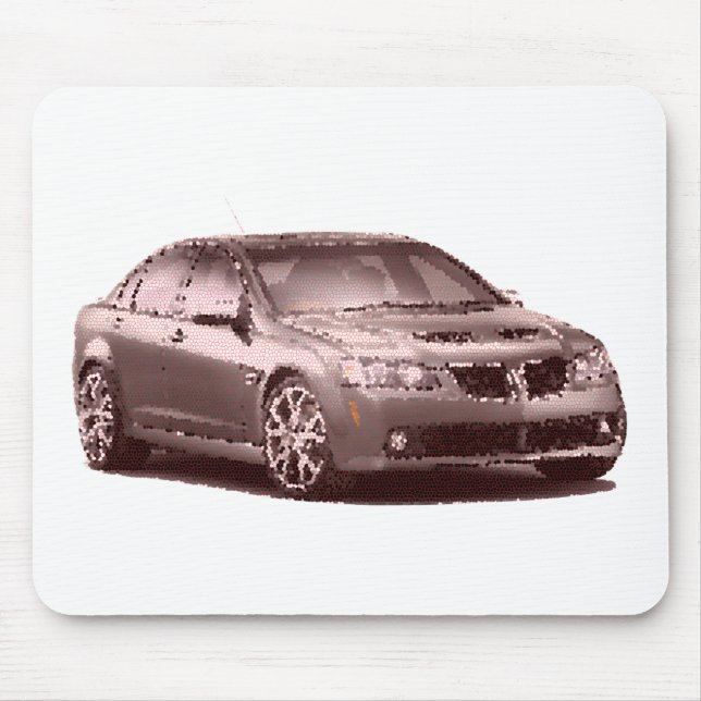 Pontiac G8 GXP cracked Mouse Mat (Front)