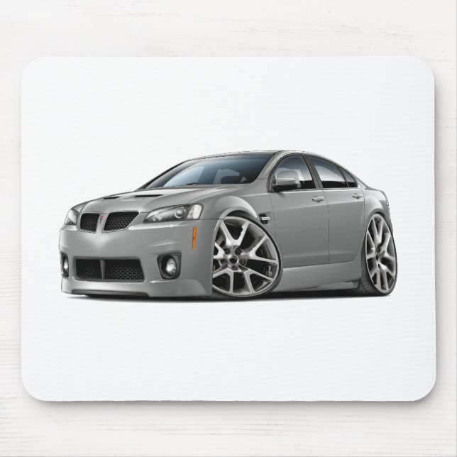 Pontiac G8 GXP Silver Car Mouse Mat (Front)