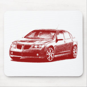 Pontiac G8 GXP streaked Mouse Mat