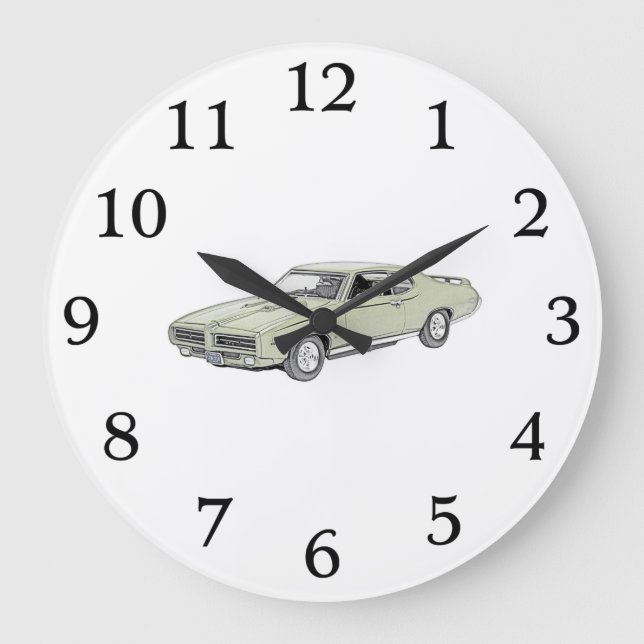 Pontiac GTO 1969 Judge Large Clock (Front)