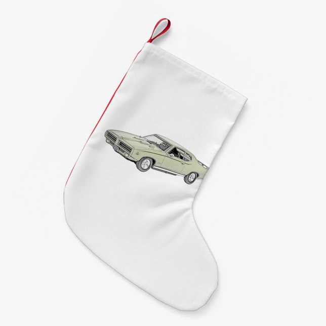 Pontiac GTO 1969 Judge Small Christmas Stocking (Front (Hanging))