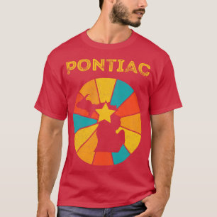 Pontiac Michigan Vintage Distressed Souvenir 1 T-Shirt