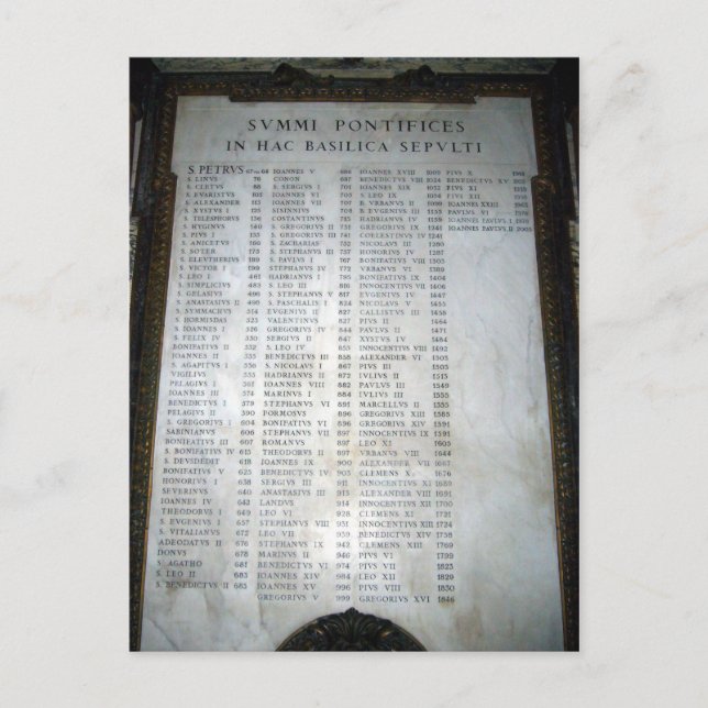 pontiffs postcard (Front)