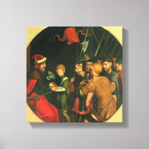 Pontius Pilate washing his Hands Canvas Print