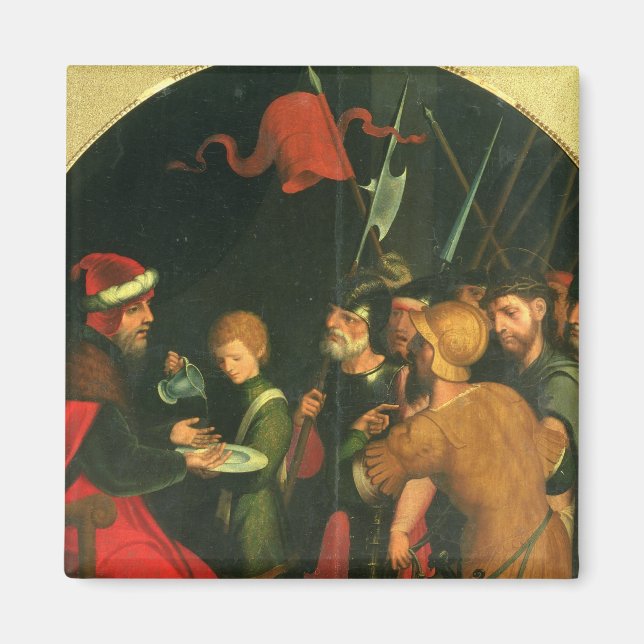 Pontius Pilate washing his Hands Magnet (Front)