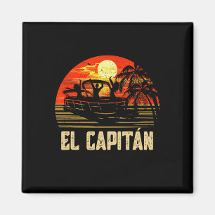 Pontoon Boat Captain Lake Boating El Capitan Magnet