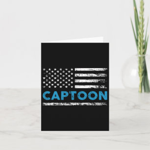 Pontoon Boat Captoon Pontoon Captain Boating  Card
