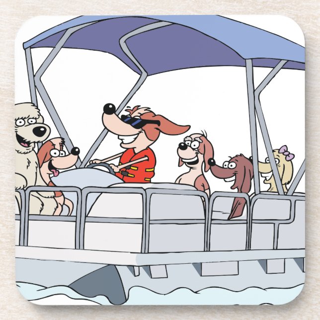 Pontoon Boat Coaster (Front)