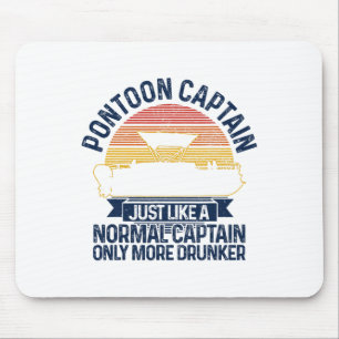 Pontoon Boat Funny Gift Mouse Mat