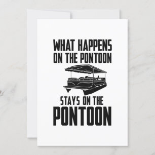 Pontoon Boat Invitation