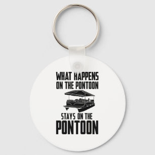 Pontoon Boat Key Ring